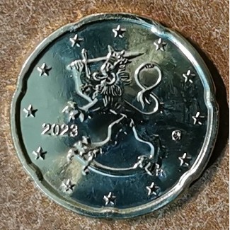 Euromince mince 20 cent Fínsko 2023 (UNC)