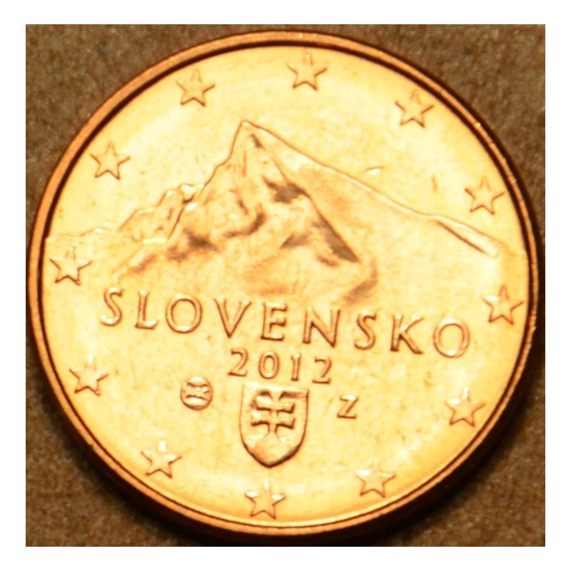 Euromince mince 1 cent Slovensko 2012 (UNC)