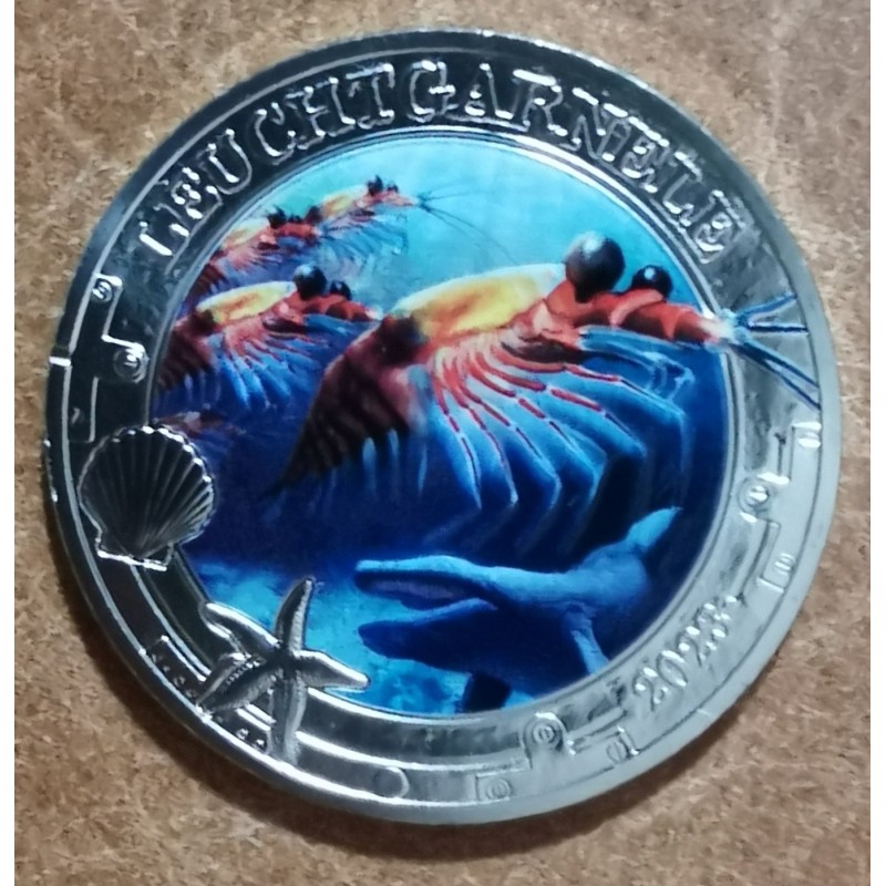 Euromince mince 3 Euro Rakúsko 2023 - Svietiace krevety (UNC)