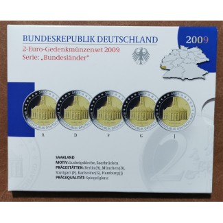 2 Euro Germany 2009 - Ludwigskirche in Saarbrücken (Proof card)