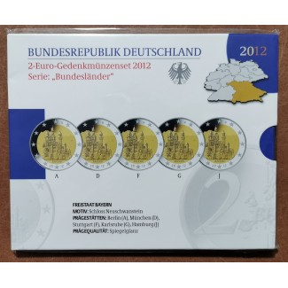 euroerme érme 2 Euro Németország 2012 - Bajorország: Neuschwanstein...