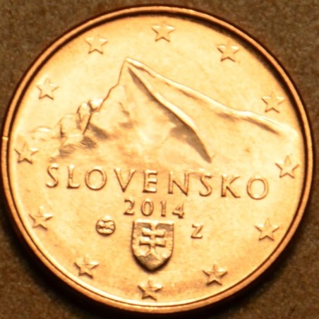 eurocoin eurocoins 2 cent Slovakia 2014 (UNC)