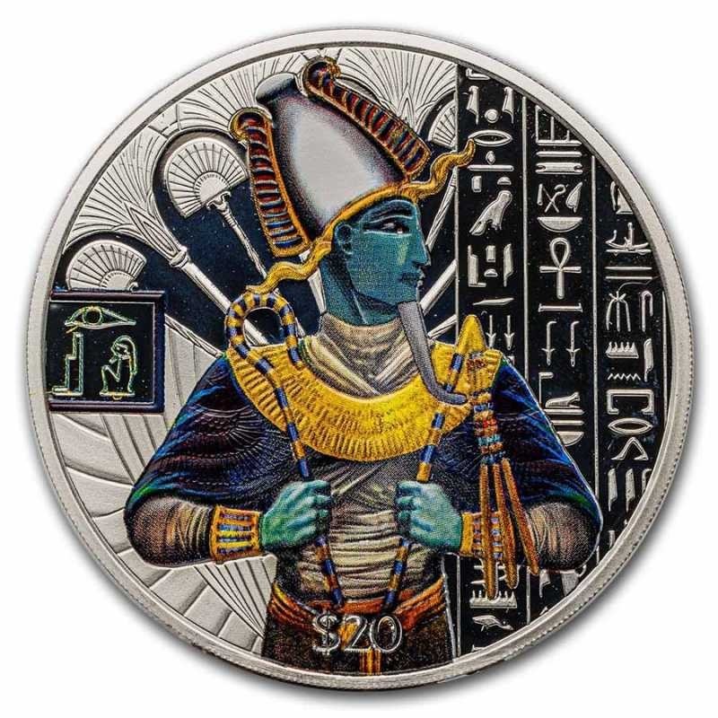 Euromince mince 20 dolárov Sierra Leone 2023 - Osiris (2 oz Ag)