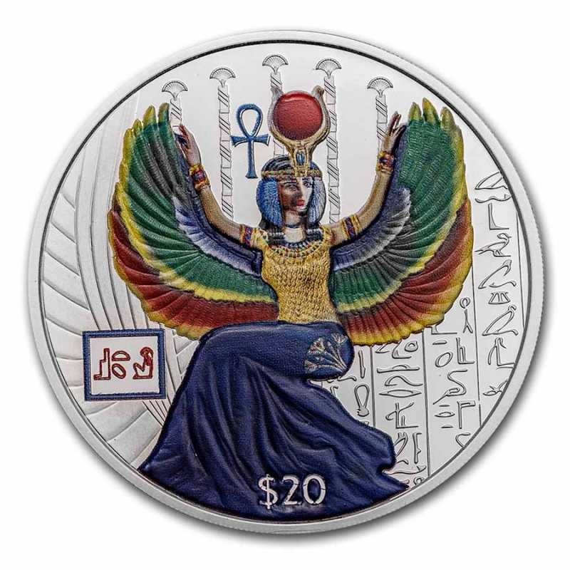 Euromince mince 20 dolárov Sierra Leone 2023 - Isis (2 oz Ag)