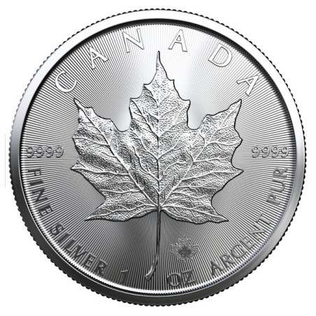 eurocoin eurocoins 5 dollars Canada 2023 Maple leaf (1 oz. Ag)