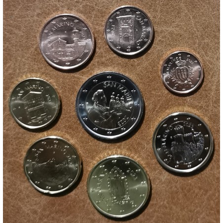 eurocoin eurocoins San Marino 2023 set of 8 eurocoins (UNC)