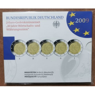 euroerme érme 2 Euro Németország 2009 - 10 éves az Európai Monetári...