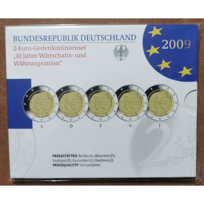 eurocoin eurocoins 2 Euro Germany 2009 - 10th Anniversary of the In...