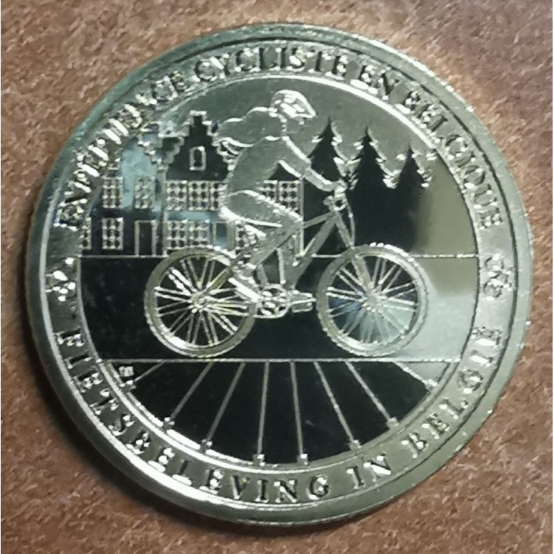 Euromince mince 2,5 Euro Belgicko 2023 - Cyklistika v Belgicku (UNC)