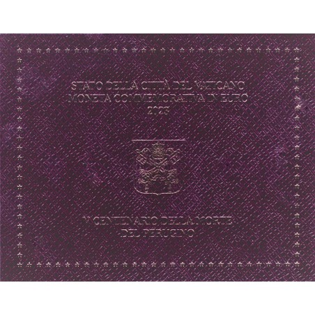Euromince mince 2 Euro Vatikán 2023 - Perugino (BU)