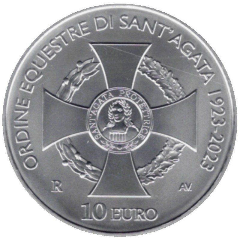 euroerme érme 10 Euro San Marino 2023 - Saint Agatha (UNC)