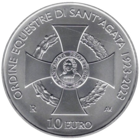 euroerme érme 10 Euro San Marino 2023 - Saint Agatha (UNC)