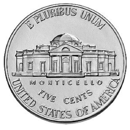 euroerme érme 5 cent USA 2022 \\"P\\" Jefferson Nickels (UNC)