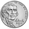 Euromince mince 5 cent USA 2023 \\"D\\" Jefferson Nickels (UNC)