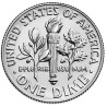 Euromince mince 10 cent USA 2023 \\"D\\" Roosevelt Dimes (UNC)