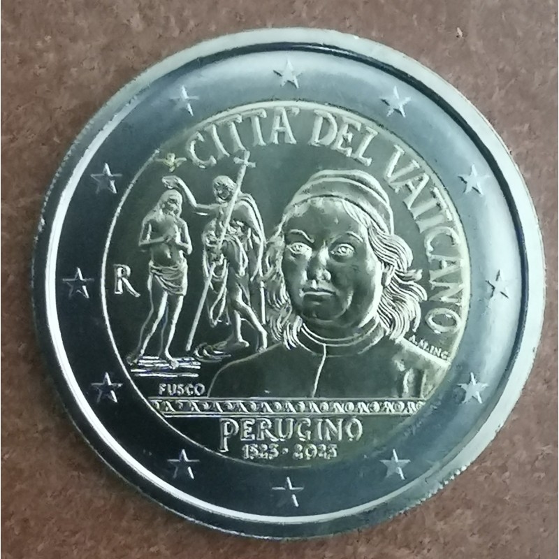 eurocoin eurocoins 2 Euro Vatican 2023 - Perugino (UNC)