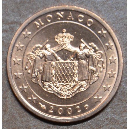eurocoin eurocoins 1 cent Monaco 2002 (BU)