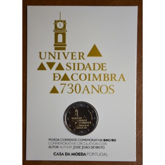 euroerme érme 2 Euro Portugália 2020 - A coimbrai egyetem (BU kártya)