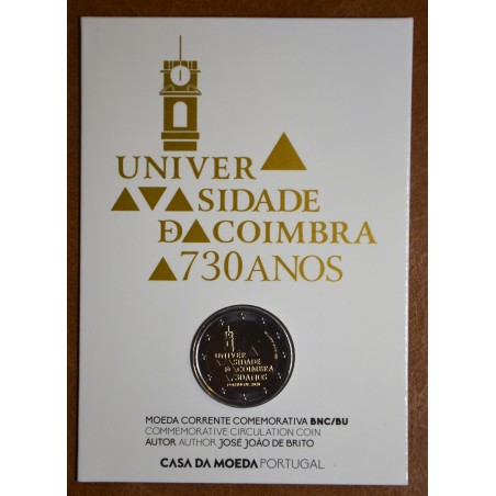 Euromince mince 2 Euro Portugalsko 2020 - Universita v Coimbre (BU ...