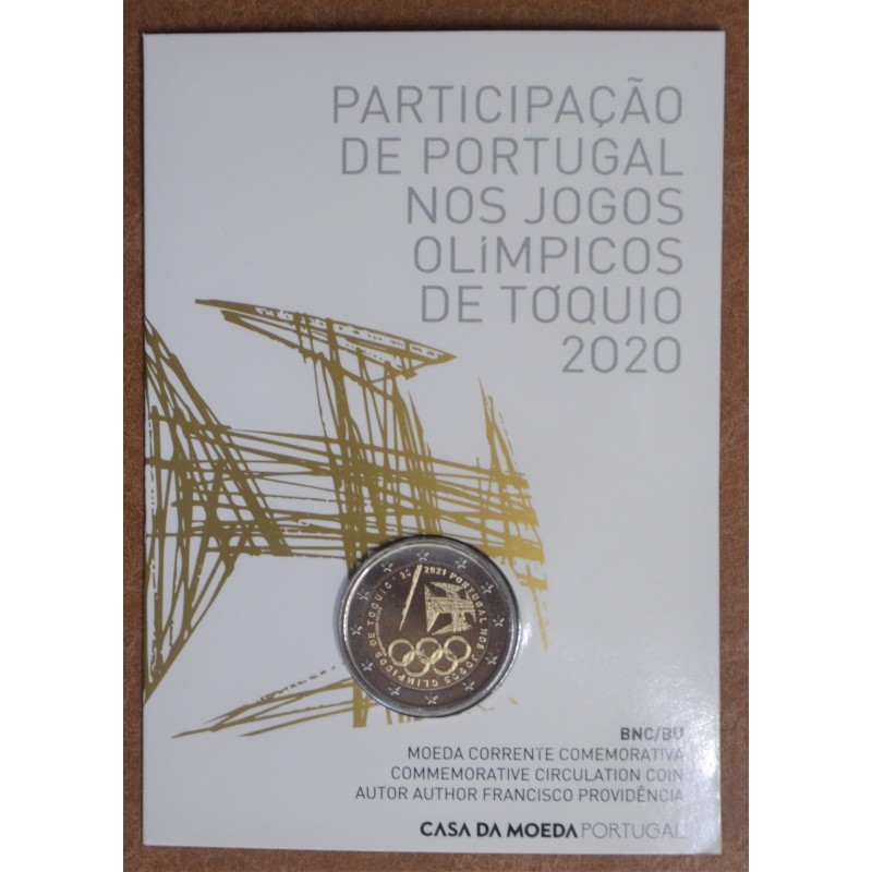 euroerme érme 2 Euro Portugália 2021 - A tokiói olimpiai játékok (BU)