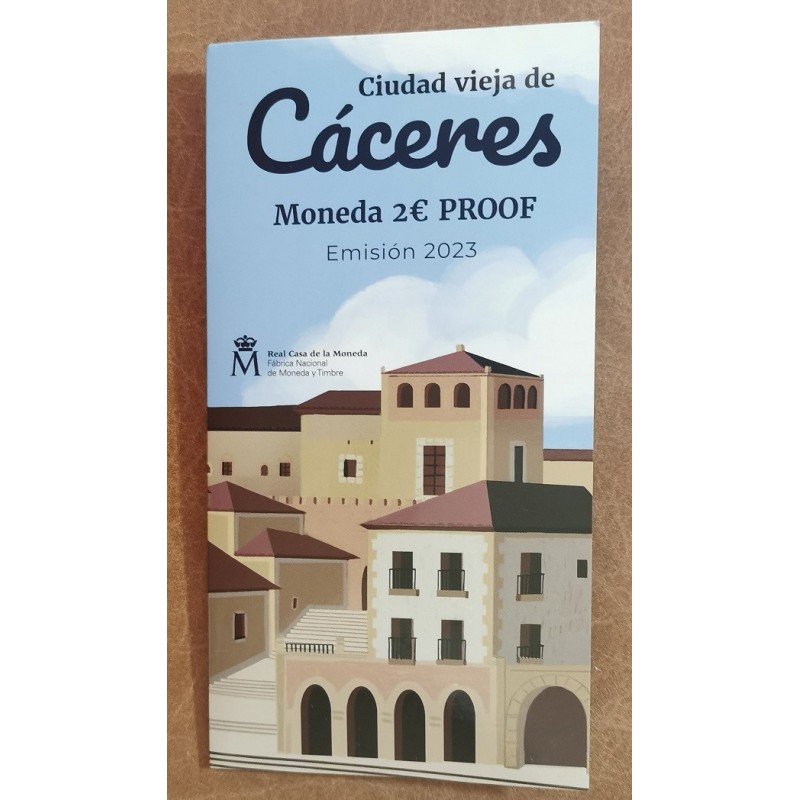 euroerme érme 2 Euro Spanyolország 2023 - Caceres (Proof)