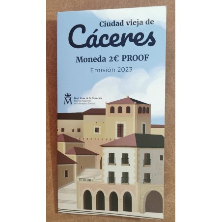 euroerme érme 2 Euro Spanyolország 2023 - Caceres (Proof)