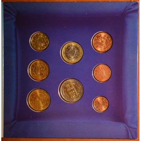 eurocoin eurocoins San Marino 2002 set of 8 eurocoins (BU)