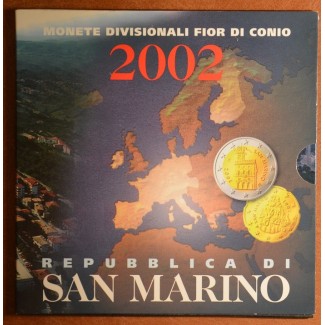 eurocoin eurocoins San Marino 2002 set of 8 eurocoins (BU)