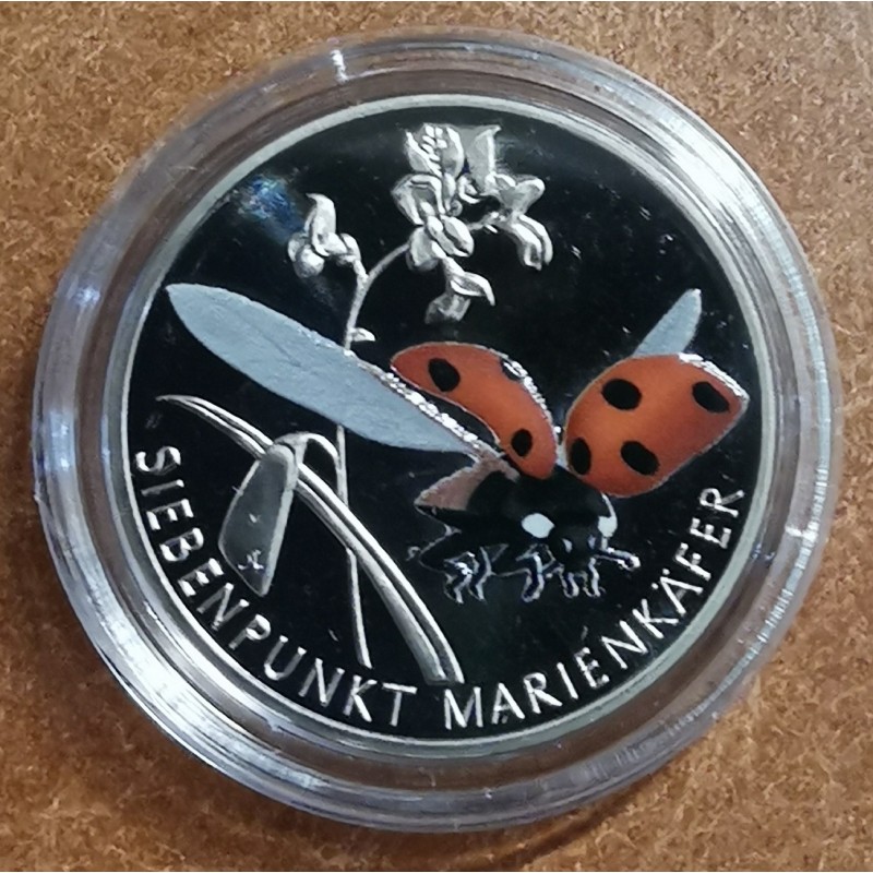 eurocoin eurocoins 5 Euro Germany 2023 \\"A\\" Ladybug (Proof)