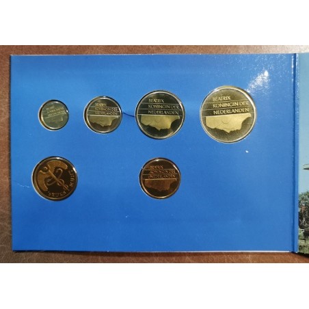 eurocoin eurocoins Netherlands 5 coins 1987 with token (BU)