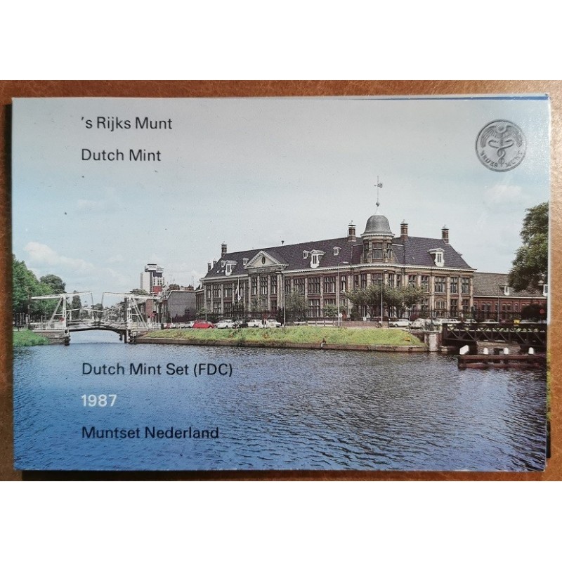 Euromince mince Holandsko 5 mincí 1987 s medailou (BU)