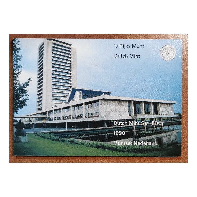 eurocoin eurocoins Netherlands 5 coins 1990 with token (BU)