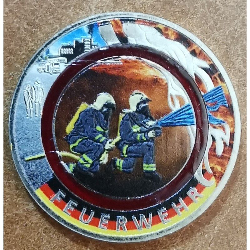 eurocoin eurocoins 10 Euro Germany 2023 - Fireman II. (colored UNC)