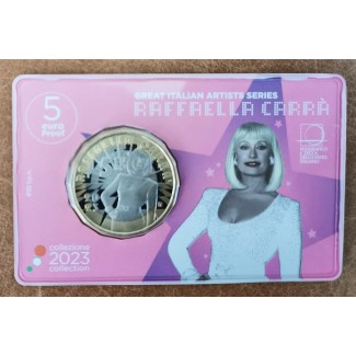 Euromince mince 5 Euro Taliansko 2023 - Raffaella Carra (Proof)