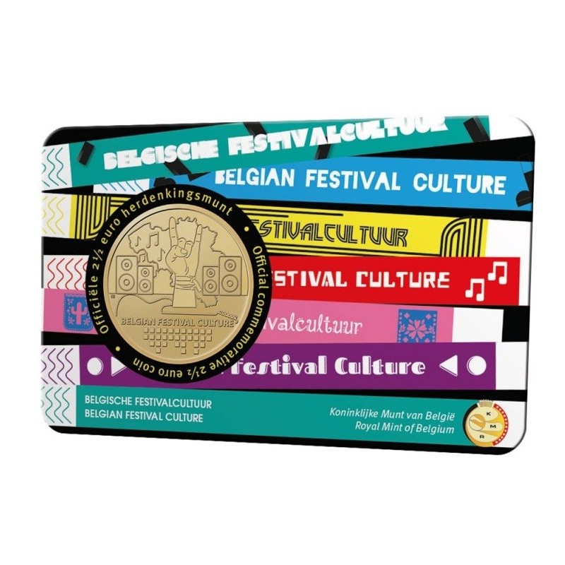 eurocoin eurocoins 2,5 Euro Belgium 2023 - Belgian festival culture...
