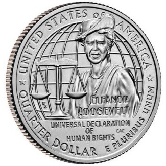 25 cent USA 2023 Eleanor Roosevelt "D" (UNC)