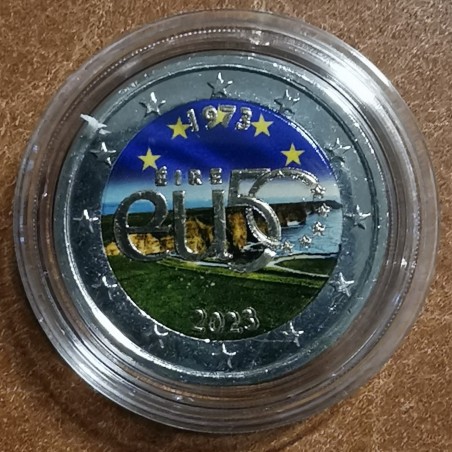 Euromince mince 2 Euro Írsko 2023 - 50. výročie členstva v EU (fare...