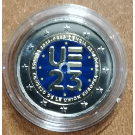 eurocoin eurocoins 2 Euro Spain 2023 - EU presidency III. (colored ...