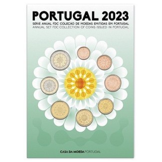 euroerme érme Portugália 2023 - 8 részes forgalmi sor (UNC)