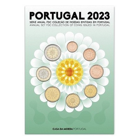 Euromince mince Portugalsko 2023 sada 8 mincí (UNC)