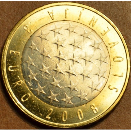eurocoin eurocoins Commemorative coin 3 Euro Slovenia 2008 (UNC)