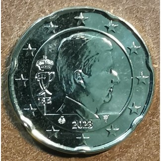 Euromince mince 20 cent Belgicko 2023 - Kráľ Filip (UNC)