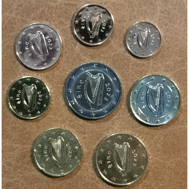 eurocoin eurocoins Ireland 2023 set of 8 coins (UNC)