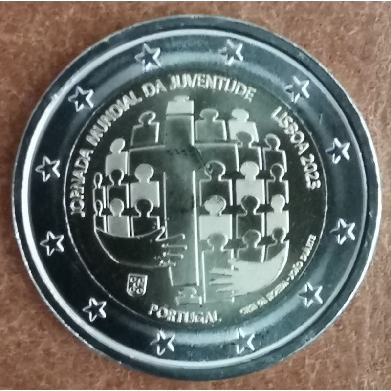 eurocoin eurocoins 2 Euro Portugal 2023 - World youth day (UNC)