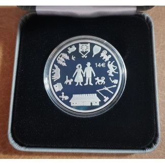 euroerme érme 14 Euro Észtország 2021 - Észt földműves házaspár (Pr...