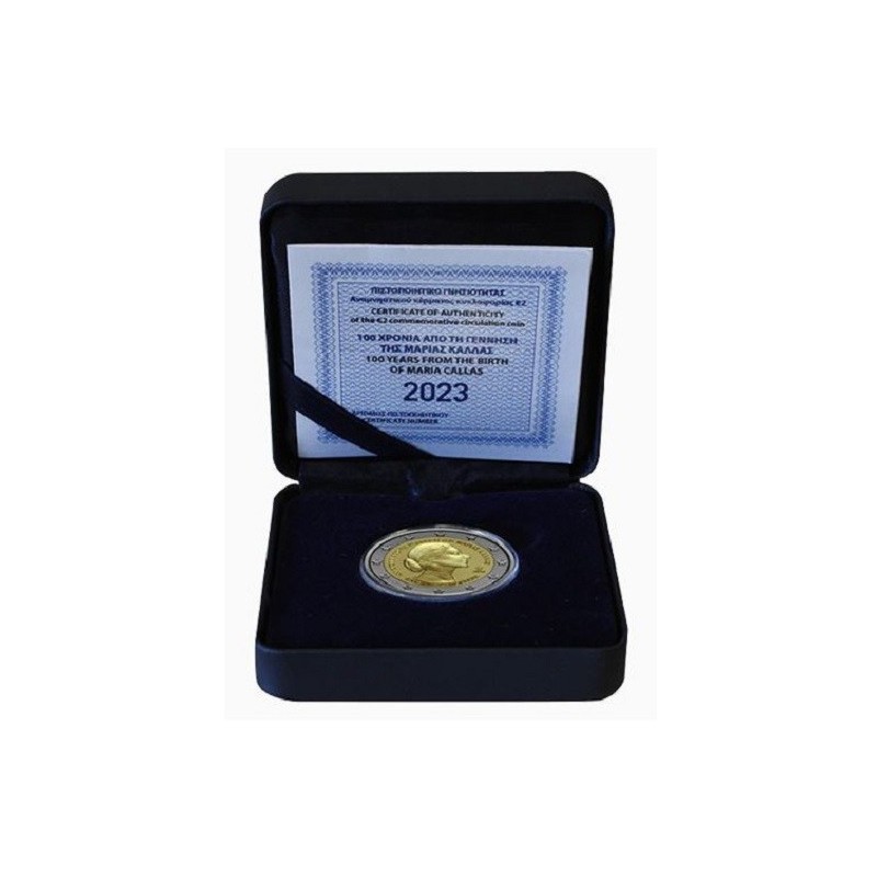 eurocoin eurocoins 2 Euro Greece 2023 - Maria Callas (Proof)