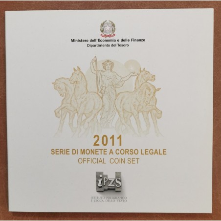 euroerme érme Olaszország 2011 - 10 részes forgalmi sor (BU)