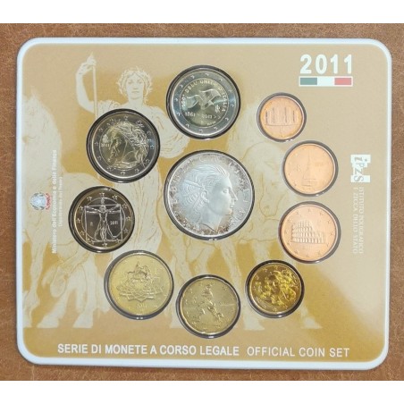 eurocoin eurocoins Italy 2011 set of 10 eurocoins (BU)