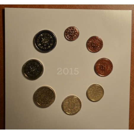 Euromince mince Portugalsko 2015 sada 8 mincí (BU)