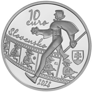 Euromince mince 10 Euro Slovensko 2023 - Viktor Kubal (Proof)